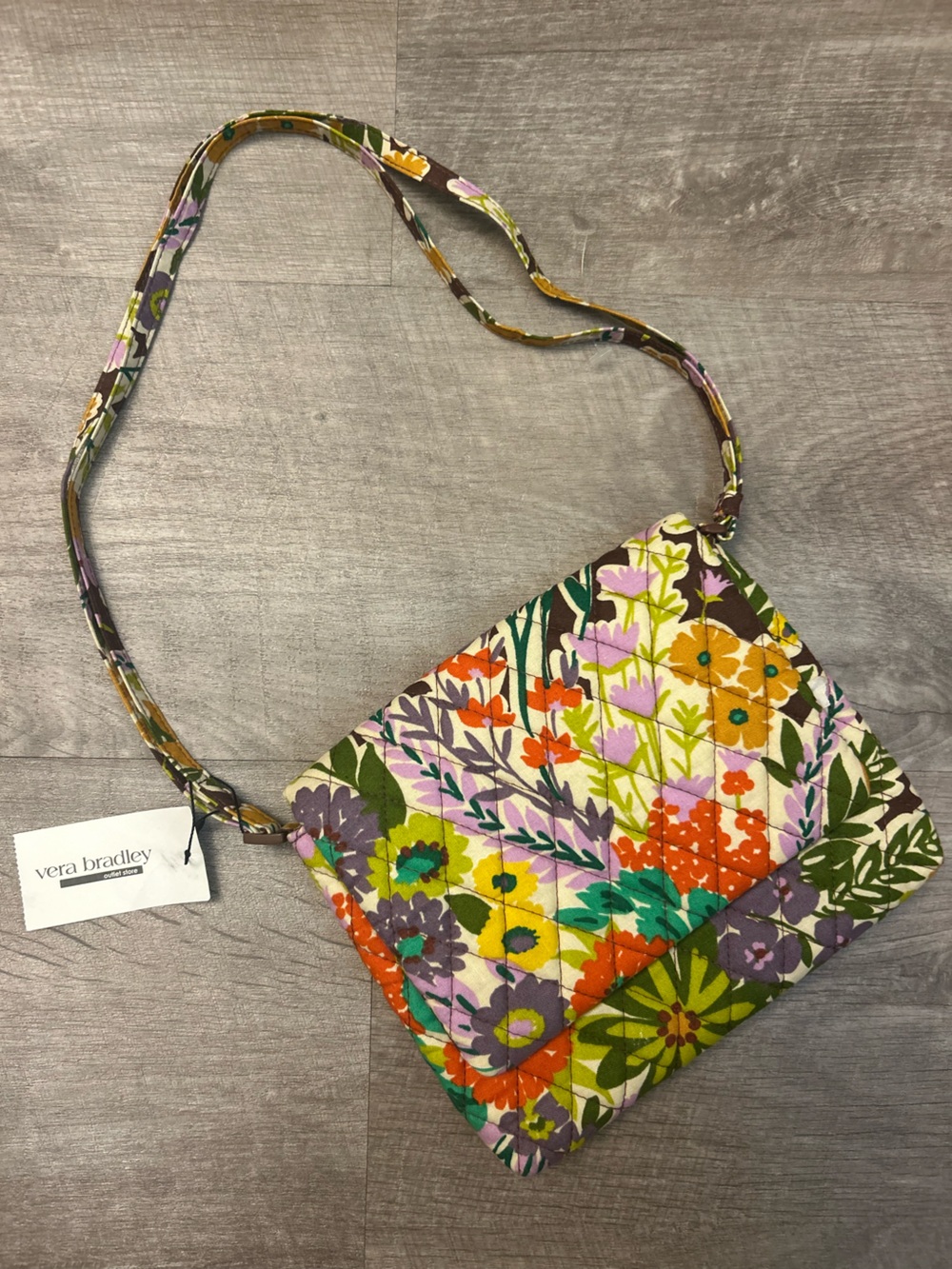 NWT Floral Quilted Crossbody | Vera Bradley